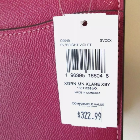 SOLD-Coach Klare Mini Crossbody - Picture 10 of 12